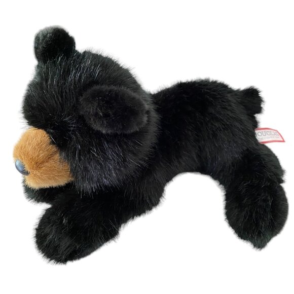 13" Black Bear Douglas Plush Stuffed Animal Cuddle - Picture 2 of 5